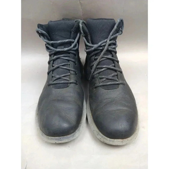 Bogs Spruce Hiker Men\'s 10.5 Hiking Boots Weatherproof Leather Black Shoes 72756 main image 6